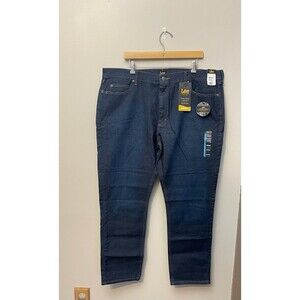 Lee Men's Athletic Fit Straight Leg Jeans Men’s Size 42X32 100% Cotton NWT